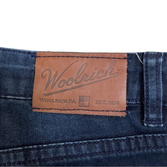 Woolrich slim fit straight leg dark wash jeans - Picture 4 of 5